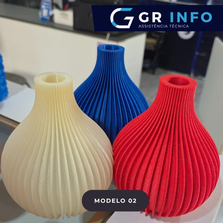 Vasos planters vasinhos impressos em 3D personalizáveis