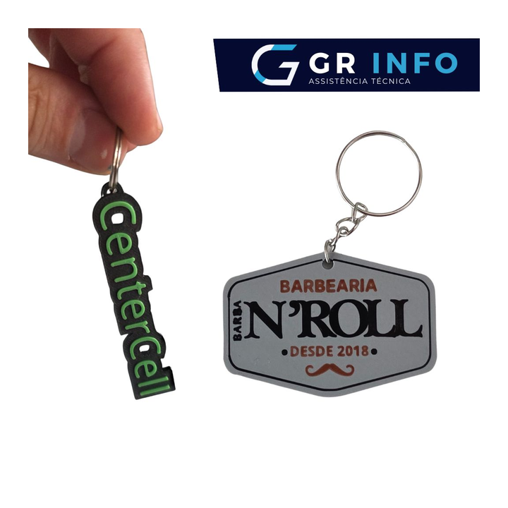 Chaveiro personalizado para festas, aniversários, lembranças impresso em 3D