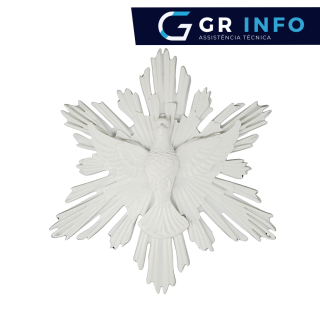 Representação Divino Espírito Santo Pombinha branca