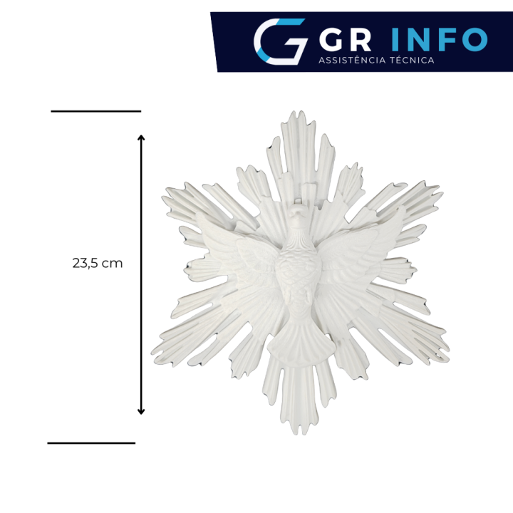 Representação Divino Espírito Santo Pombinha branca