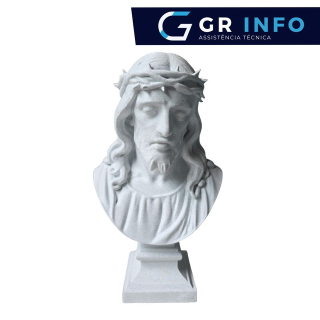 Estátua Busto de Jesus Cristo