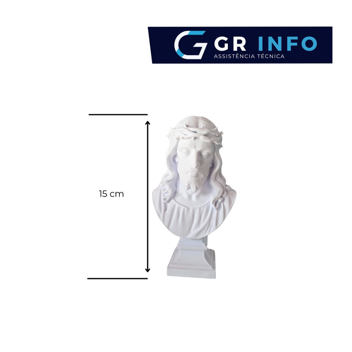 Estátua Busto de Jesus Cristo