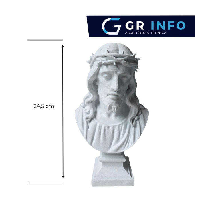 Estátua Busto de Jesus Cristo